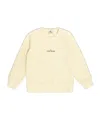 Stone Island Crew Neck Sweatshirt In Yellow