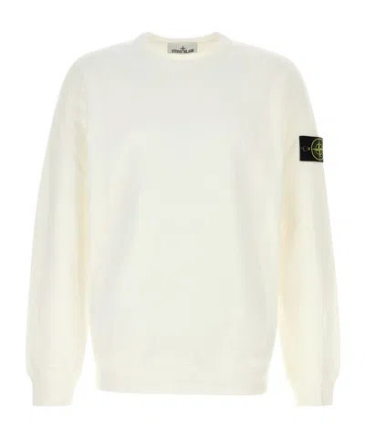 STONE ISLAND STONE ISLAND LOGO PATCH CREWNECK SWEATSHIRT