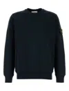 Stone Island Midnight Blue Cotton Sweatshirt In Blue