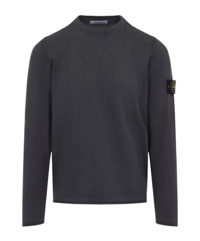 STONE ISLAND STONE ISLAND COMPASS PATCH CREWNECK SWEATER
