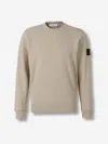 Stone Island Crewneck Sweatshirt In Neutral