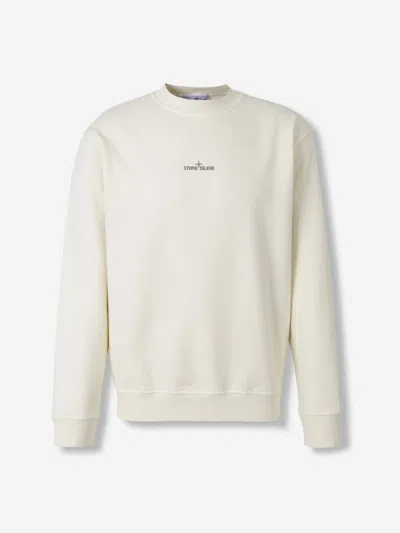 Stone Island Crew Neck Sweatshirt In Neutral