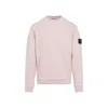 Stone Island Organic Cotton Sweatshirt In Pink