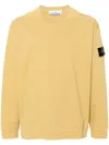 Stone Island Crew-neck Sweatshirt In Gelb