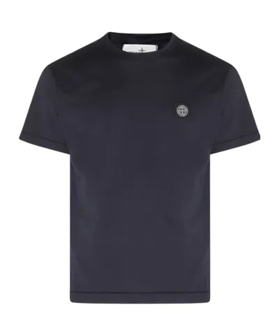 STONE ISLAND STONE ISLAND LOGO PATCH CREWNECK T-SHIRT