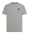 Stone Island Cotton Compass T-shirt In Gray