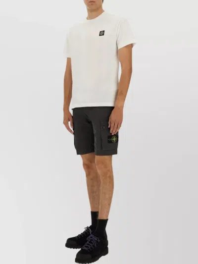 Stone Island Crew Neck T-shirt Short Sleeves In White