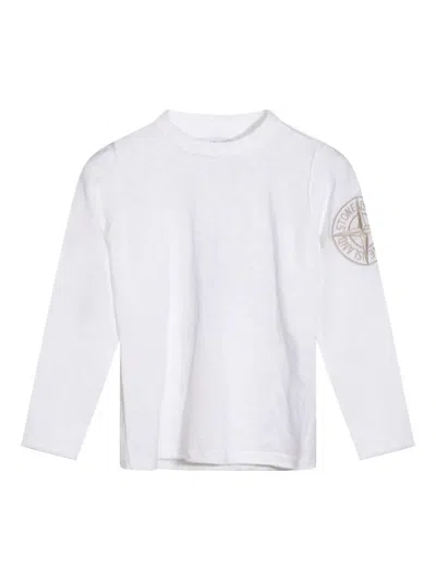 Stone Island Crew Neck In White