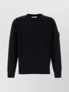 Stone Island Cotton Sweatshirt In Black