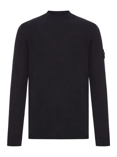 STONE ISLAND CREW NECK WOOL SWEATER
