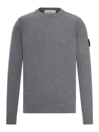 Stone Island Crew Neck Wool Sweater