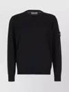 Stone Island Cotton Sweatshirt In Black