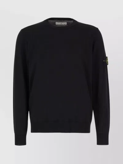 STONE ISLAND CREW NECK WOOL SWEATER