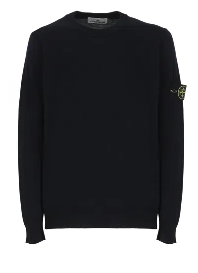 STONE ISLAND CREW NECK WOOL SWEATER