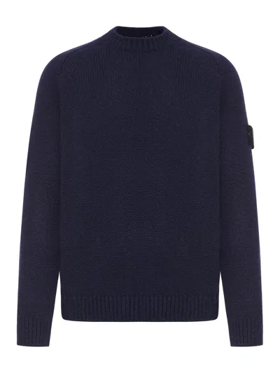 STONE ISLAND CREW NECK WOOL SWEATER