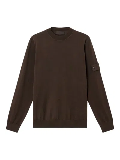 STONE ISLAND CREW-NECK WOOL SWEATER