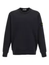 Stone Island Crew Nek Sweatshirt In Blue