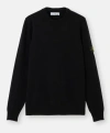 Stone Island Round Neck Jumper In Black
