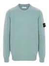 Stone Island Compass-badge Sweater In Gris