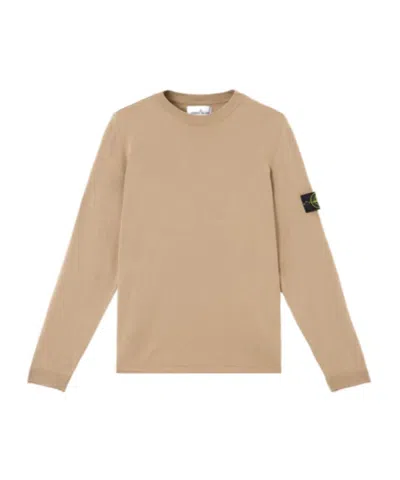 STONE ISLAND STONE ISLAND LOGO PATCH CREWNECK JUMPER