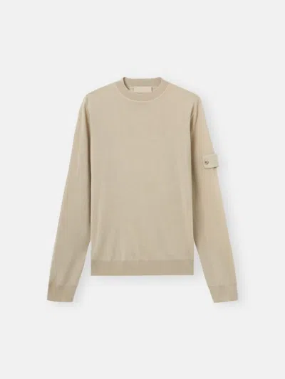 Stone Island Crew-neck Knit Sweater In Neutral