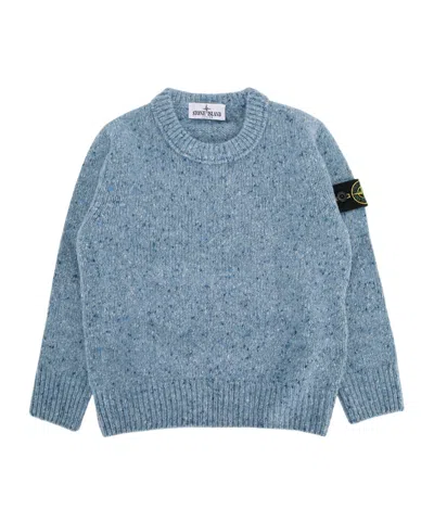 Stone Island Junior Sweater Kids Color Blue