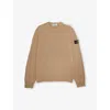 Stone Island Crewneck Knitted Stretch-cotton Jump In Multi