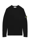Stone Island 5100045 Light Rws Geelong Wool In Black