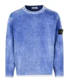 Stone Island Men's Crew Neck In Blue