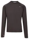 Stone Island Crewneck Sweater In Primaloft Bio In Brown