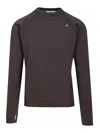Stone Island Crewneck Sweater In Primaloft Bio In Brown