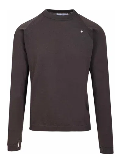 STONE ISLAND CREWNECK SWEATER IN PRIMALOFT BIO