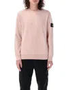 Stone Island Crewneck Sweatshirt In Pink