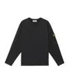 Stone Island 5100007 Cotton Chenille In Black