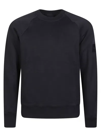 Stone Island Crewneck Sweatshirt In Black