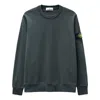 Stone Island Crewneck Sweatshirt 'grey' In Blue