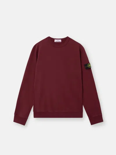 STONE ISLAND STONE ISLAND CREWNECK SWEATSHIRT IN ORGANIC COTTON