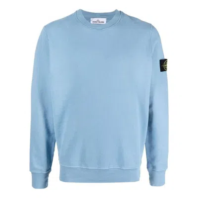Stone Island Crewneck Sweatshirt 'light Blue'