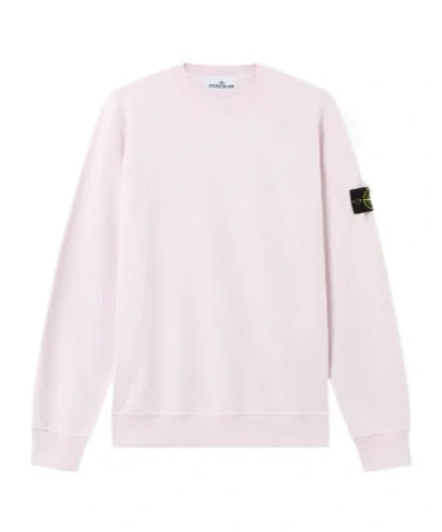 STONE ISLAND STONE ISLAND LOGO PATCH CREWNECK SWEATSHIRT