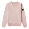 Stone Island Compass-patch Sweatshirt In Pink