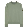 Stone Island Logoed Sweatshirt In Green