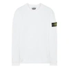 Stone Island Compass-motif Stretch-cotton Sweatshirt In White