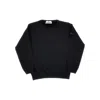 Stone Island Crewneck Sweatshirt With Logo Badge Kids In Black