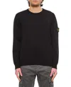 Stone Island Crewneck Sweatshirt With Topstitched Details