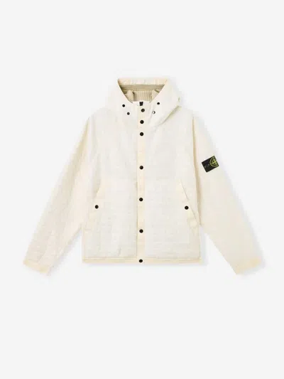 Stone Island Crickle Padded Jacket In Neutral