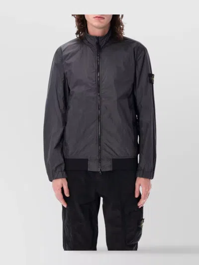 Stone Island Crinkle Bomber High Collar