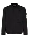 Stone Island Lightweight Hooded Jacket In Black