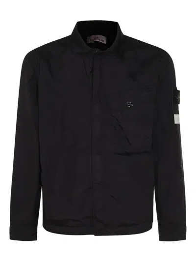 STONE ISLAND COMPASS-MOTIF JACKET