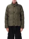 Stone Island Quilted Nylon Jacket Hidden Elements In Multi
