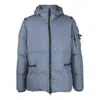 Stone Island Crinkle Reps Down Jacket 'dark Blue'